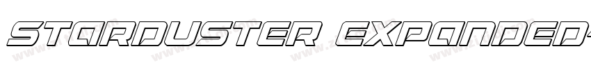 Starduster Expanded字体转换